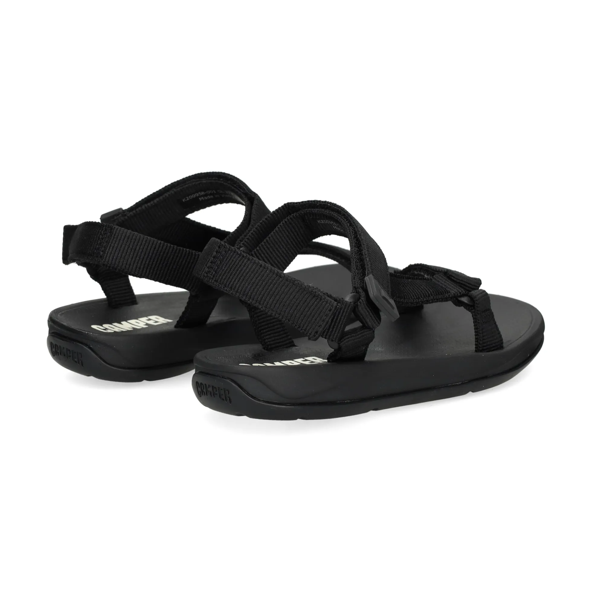 CAMPER Sandalias planas de Mujer K200958 001 NEGRO