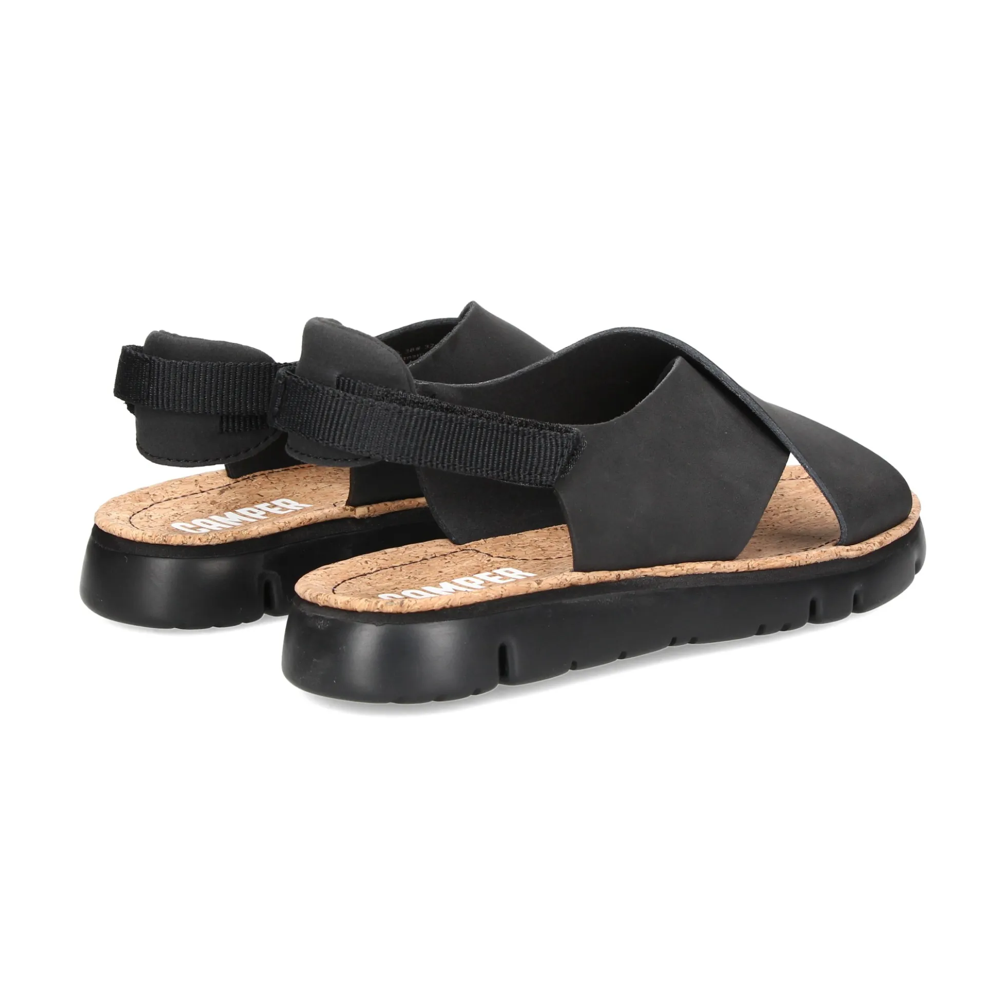CAMPER Sandalias planas de Mujer K200157 022 NEGRO
