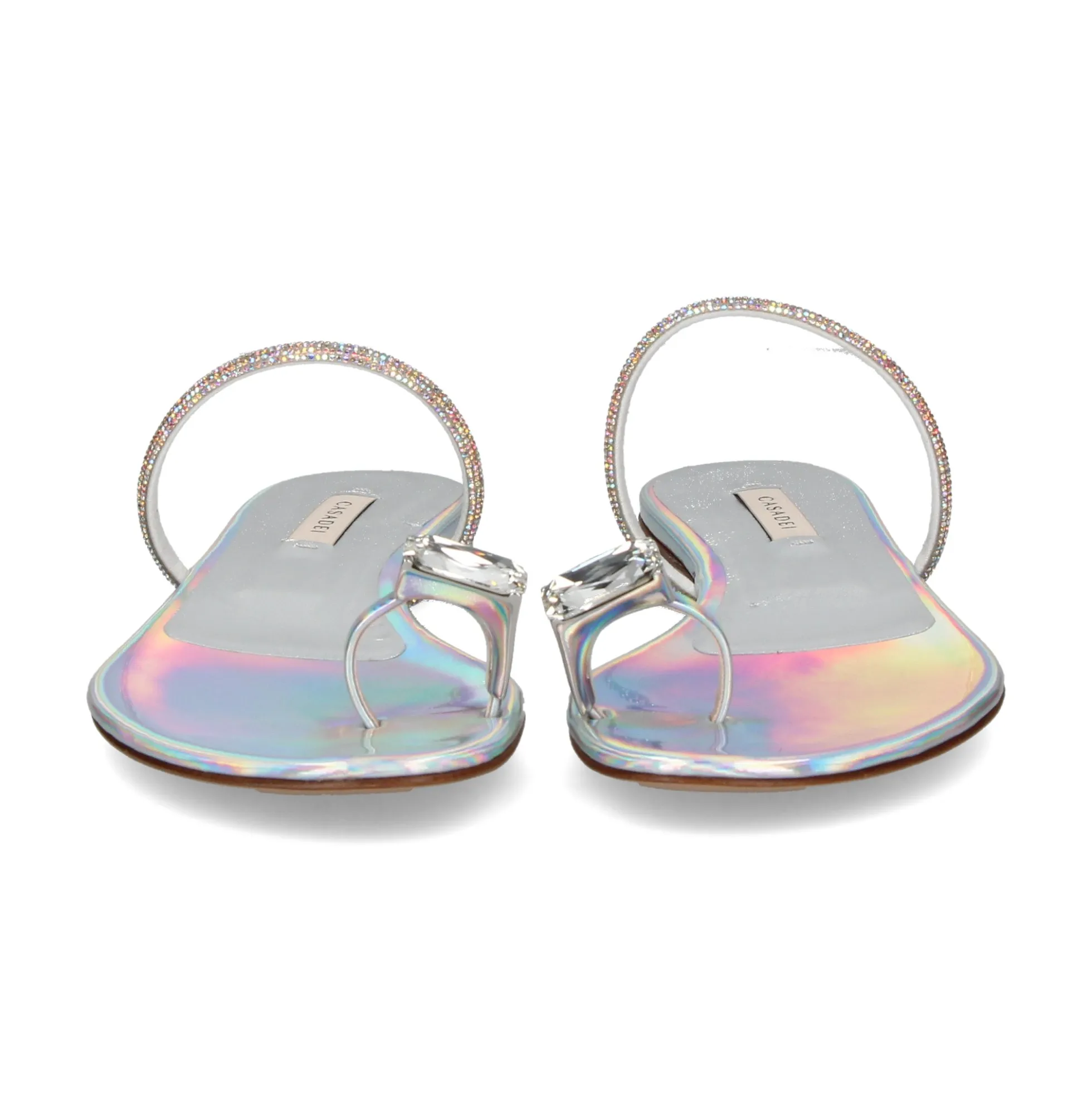 CASADEI Sandalias planas de Mujer 1N215V0001C2032 9700 ARGENTO