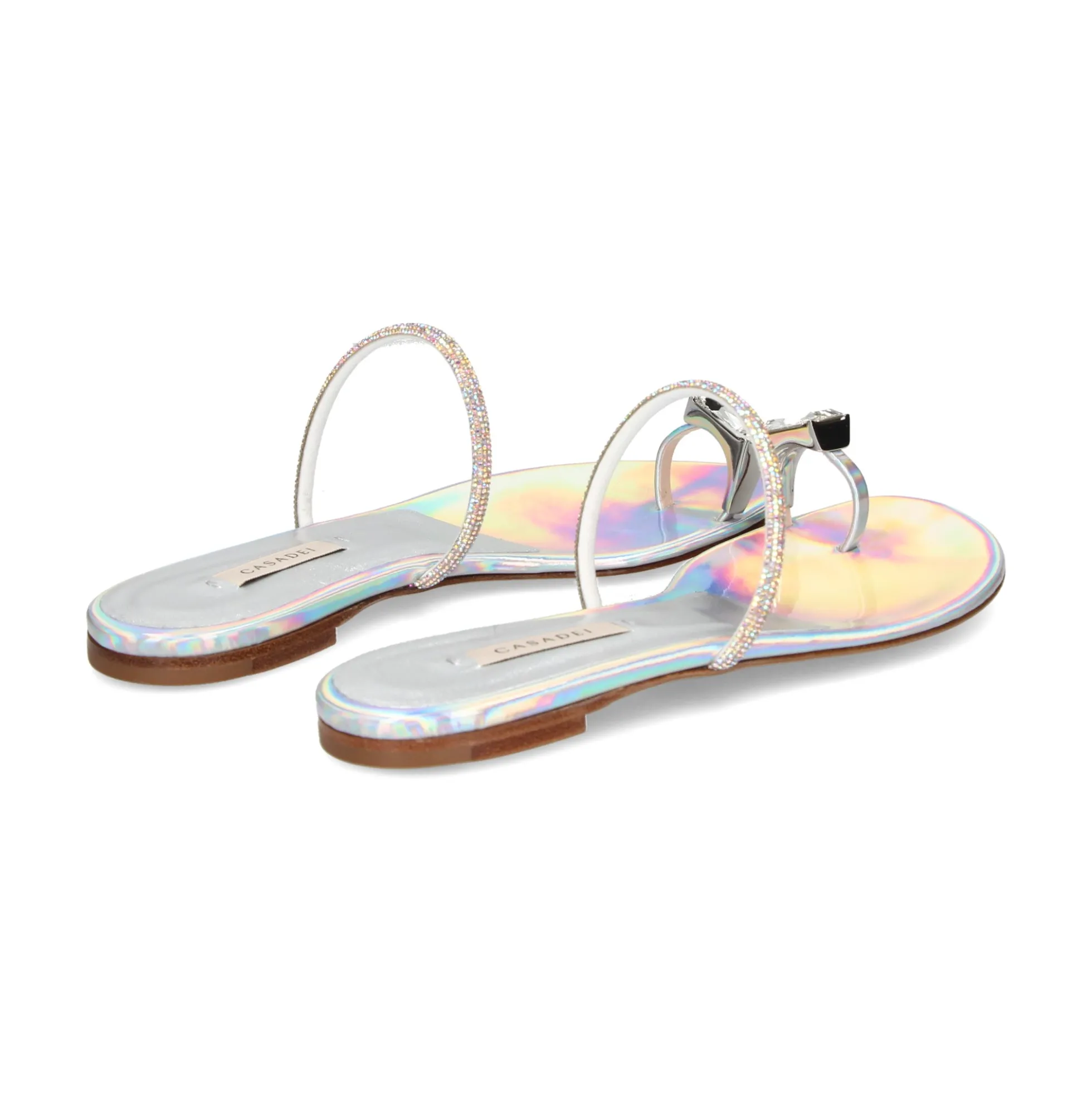 CASADEI Sandalias planas de Mujer 1N215V0001C2032 9700 ARGENTO