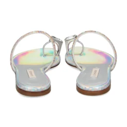 CASADEI Sandalias planas de Mujer 1N215V0001C2032 9700 ARGENTO