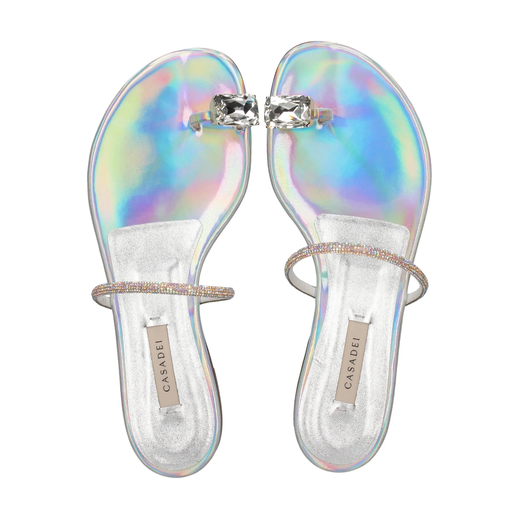 CASADEI Sandalias planas de Mujer 1N215V0001C2032 9700 ARGENTO