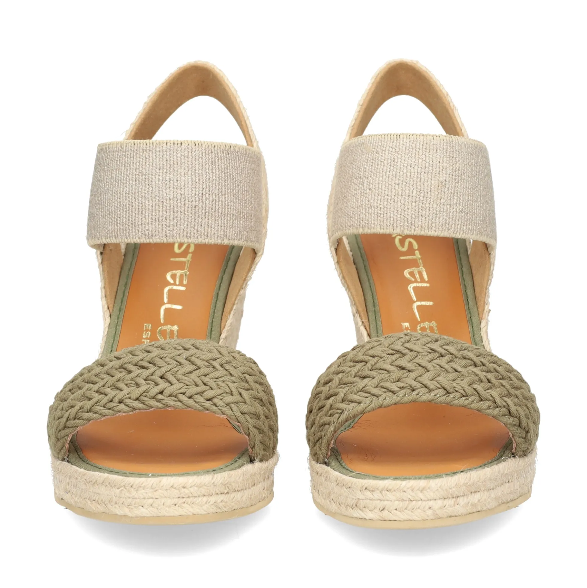 CASTELLER Sandalias cuña de Mujer 39-21-603 KAKI