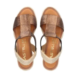 CASTELLER Sandalias cuña de Mujer 49-21-892 BRONCE