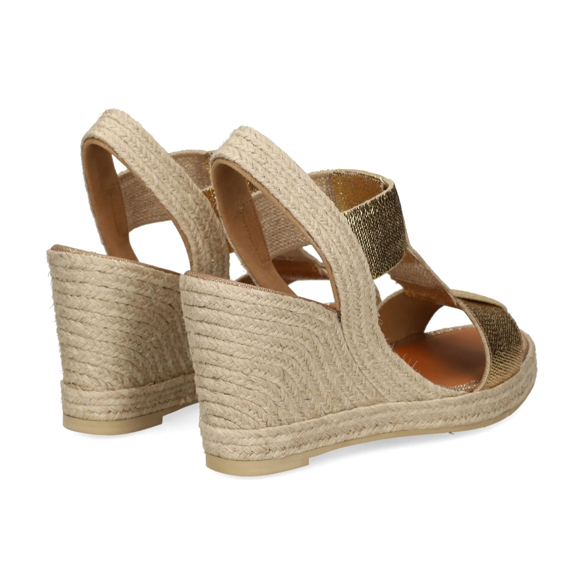 CASTELLER Sandalias cuña de Mujer 49-21-892 ORO