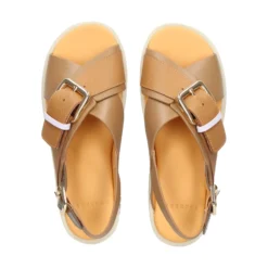 4CCCCEES Sandalias con plataforma de Mujer PLIA JUNO TAUPE