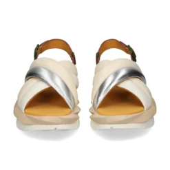 4CCCCEES Sandalias con plataforma de Mujer MELLOW MELA CREAM