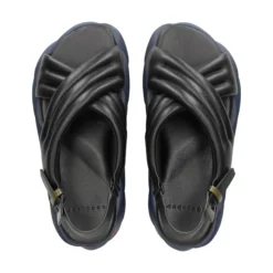 4CCCCEES Sandalias con plataforma de Mujer MELLOW MANA NEGRO