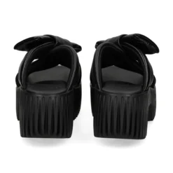 4CCCCEES Sandalias con plataforma de Mujer PLIA BOW NEGRO