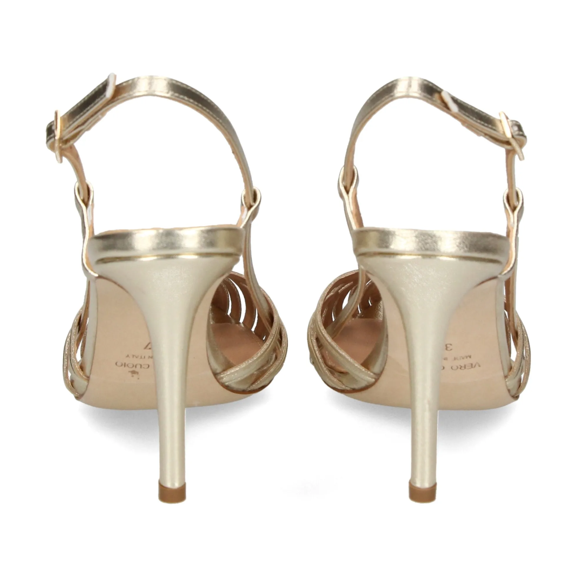 CHANTAL Zapatos de tacón alto 1987 PLATINO
