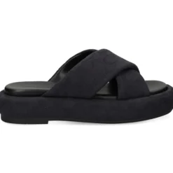 COACH Sandalias con plataforma de Mujer CAS84 NEGRO