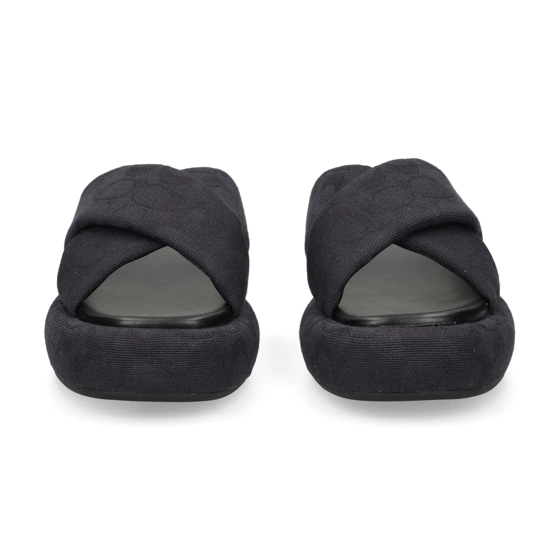 COACH Sandalias con plataforma de Mujer CAS84 NEGRO