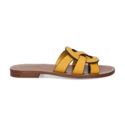 COACH Sandalias planas de Mujer CI222 yellow gold