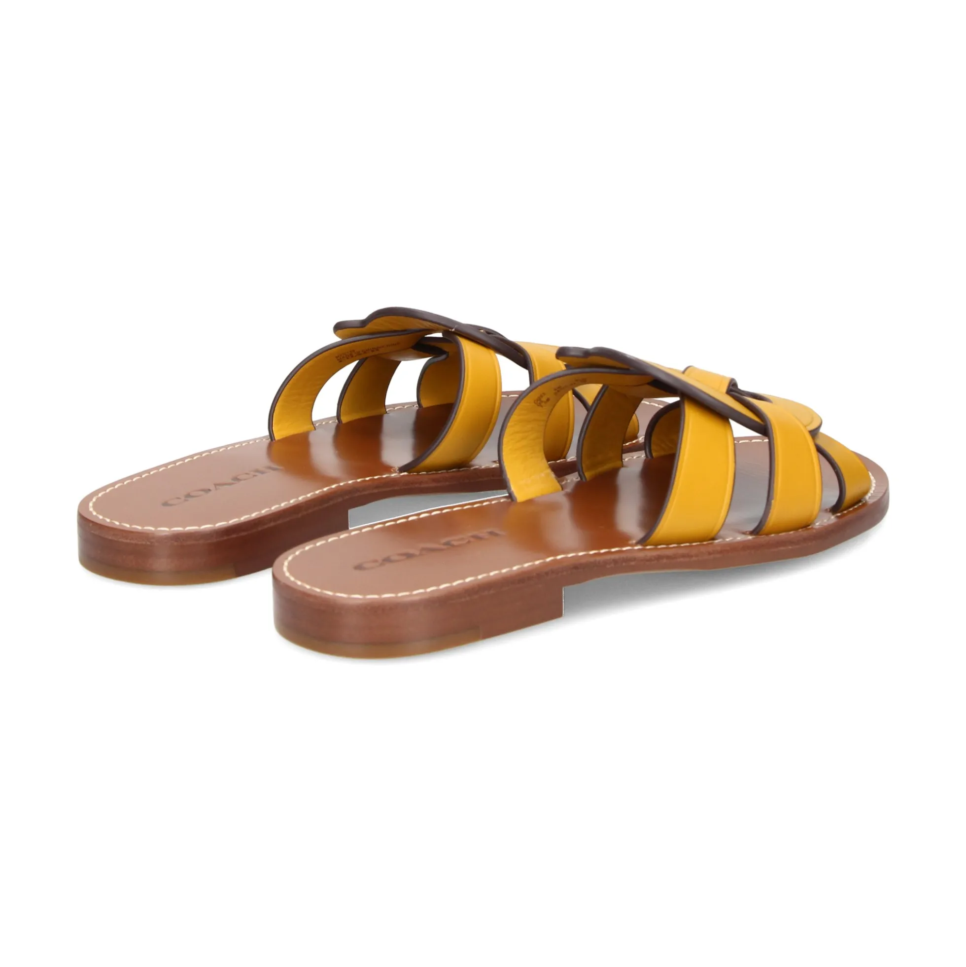 COACH Sandalias planas de Mujer CI222 yellow gold