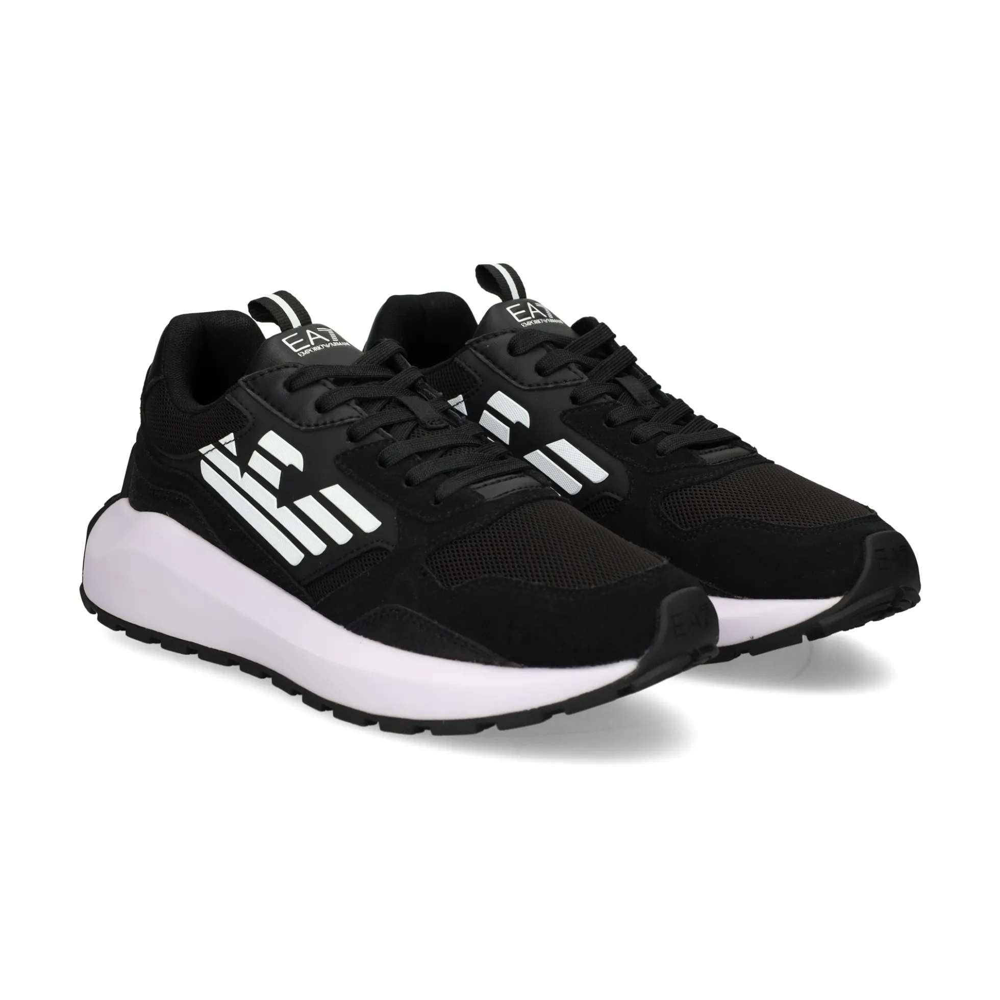 EA7 Zapatillas de Hombre 7X000657 MC001 -BLACK/WH