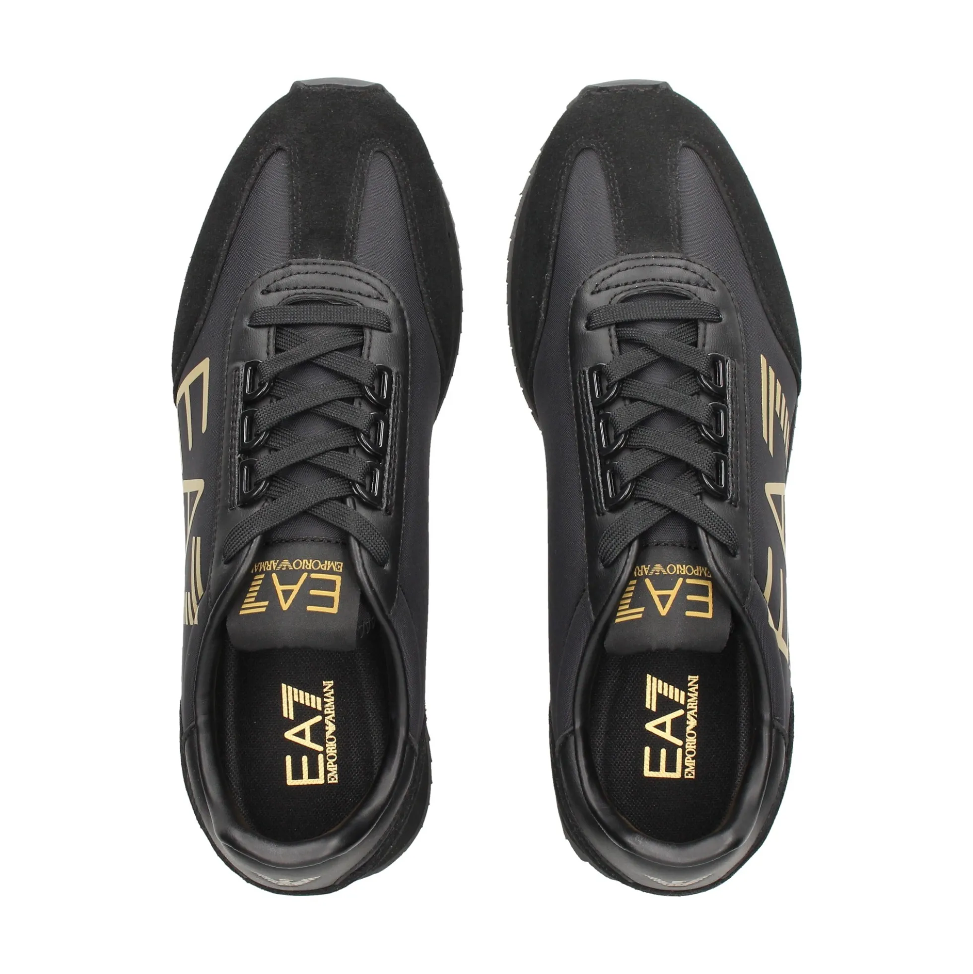 EA7 Zapatillas de Hombre 7X000541 MZ177 BLACK/GOL