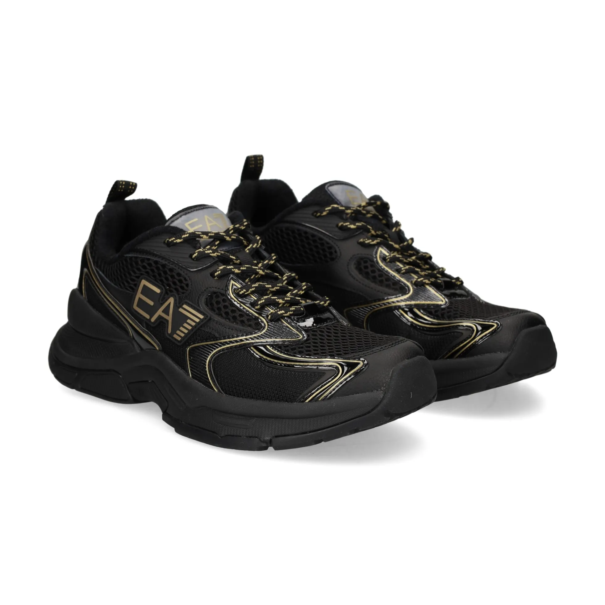 EA7 Zapatillas de Hombre X8X249 MZ177 BLACK/GOL