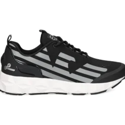 EA7 Zapatillas de Hombre X8X033 N629 BLACK+SILV