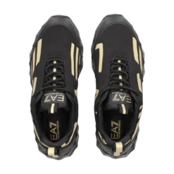 EA7 Zapatillas de Hombre X8X217 R969 BLACK/GOLD