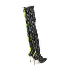 ELISABETTA FRANCHI Botas con tacón de Mujer SA33L36E2 110 NEGRO