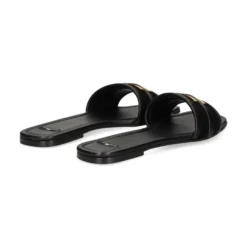 ELISABETTA FRANCHI Sandalias planas de Mujer SA72L61E2 110 NEGRO