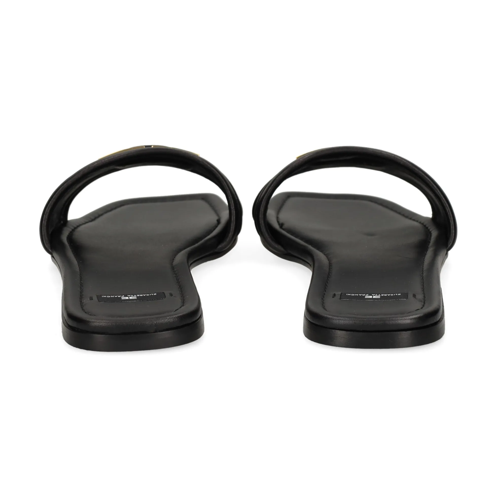 ELISABETTA FRANCHI Sandalias planas de Mujer SA72L61E2 110 NEGRO