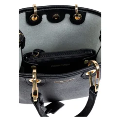 EMPORIO ARMANI Bolsos EW000362 MC032 NERO/SILV