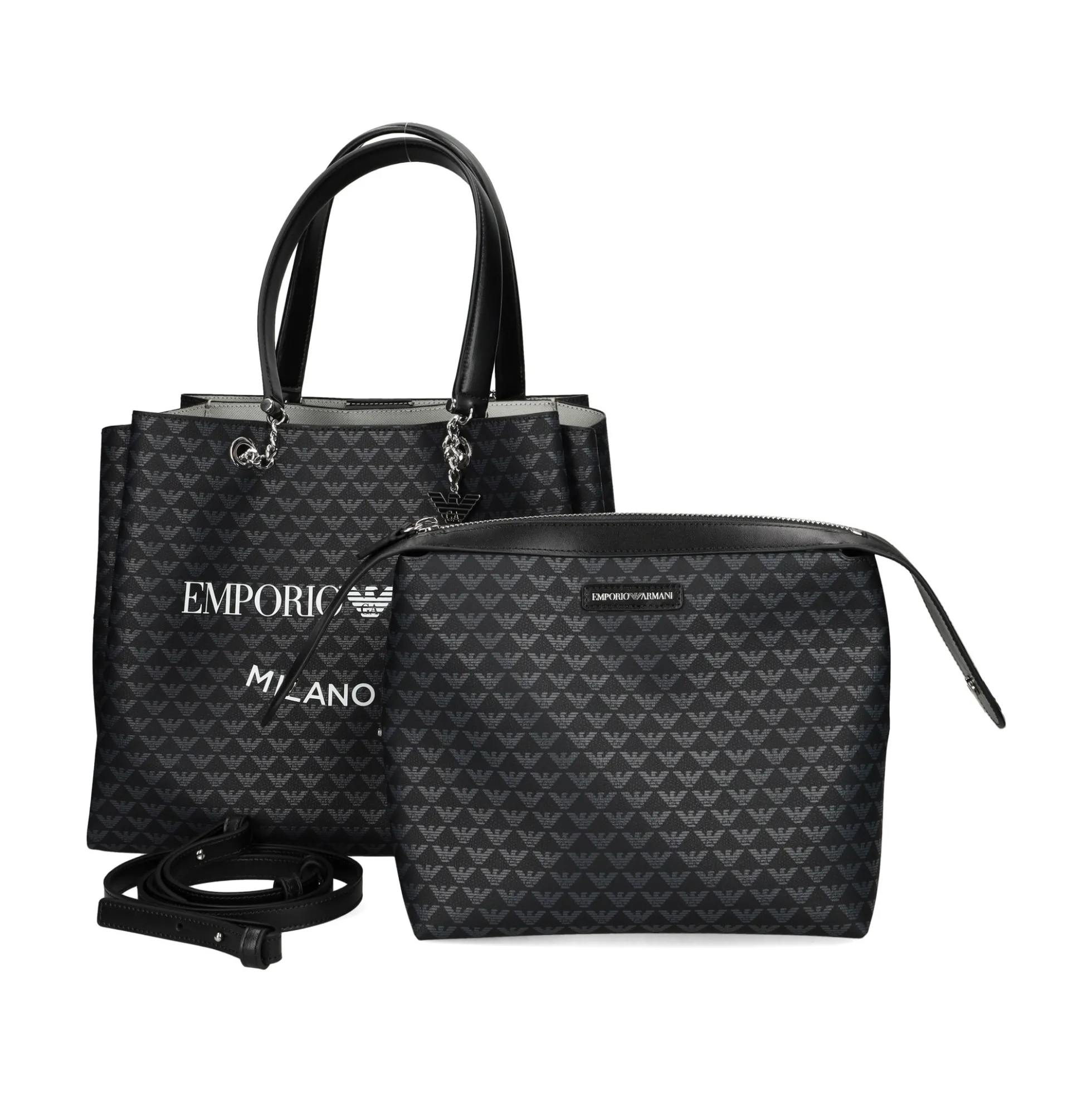 EMPORIO ARMANI Bolsos Y3D158 86284 NERO/BIAN