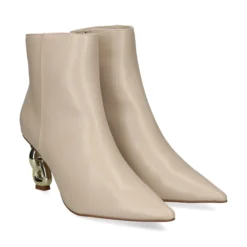 EXE Botines con tacón de Mujer SAMANTHA-810 HIELO