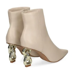 EXE Botines con tacón de Mujer SAMANTHA-810 HIELO