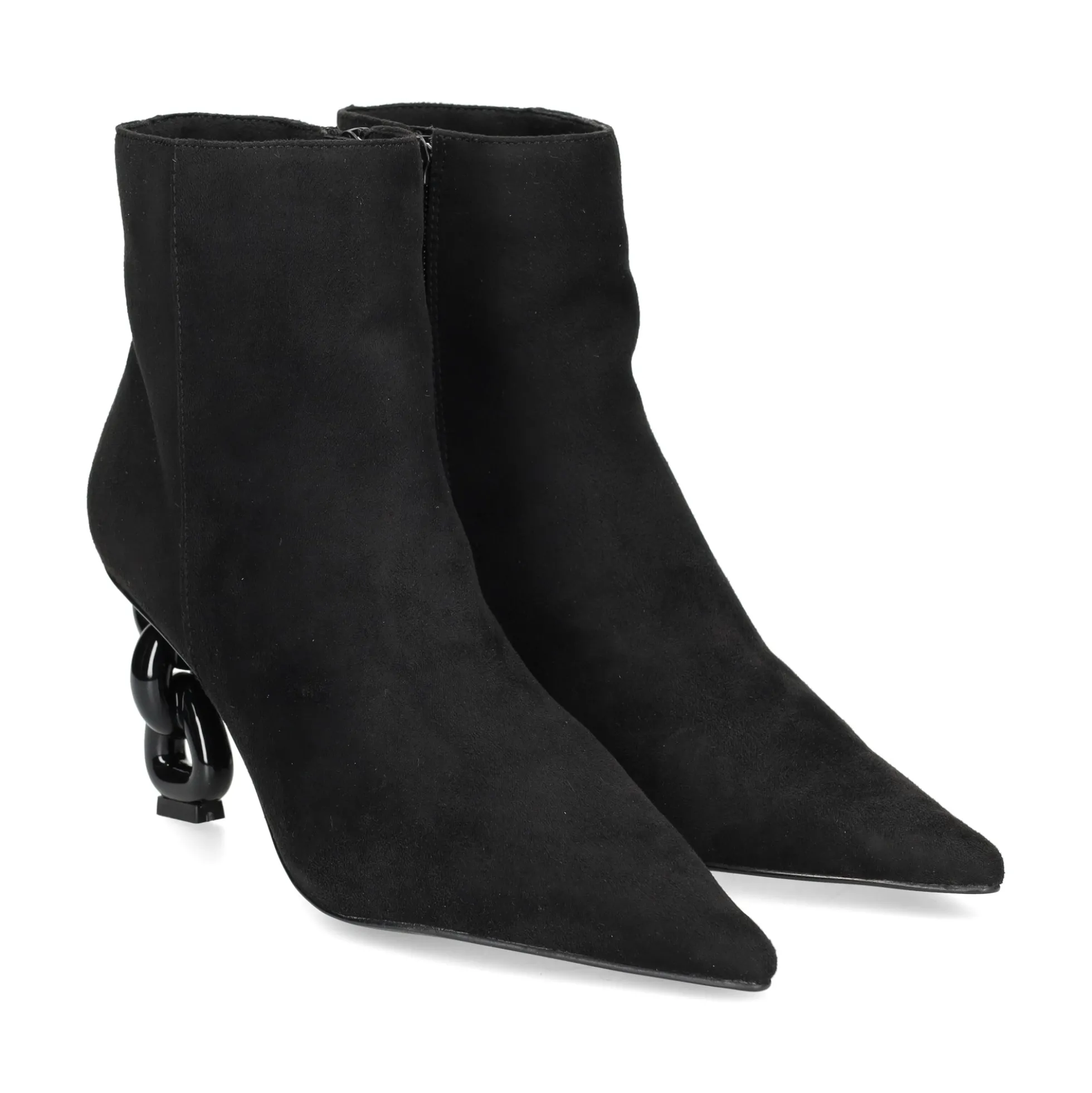 EXE Botines con tacón de Mujer SAMANTHA-810 NEGRO
