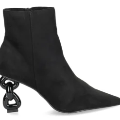 EXE Botines con tacón de Mujer SAMANTHA-810 NEGRO