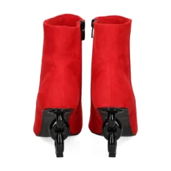 EXE Botines con tacón de Mujer SAMANTHA-810 ROJO