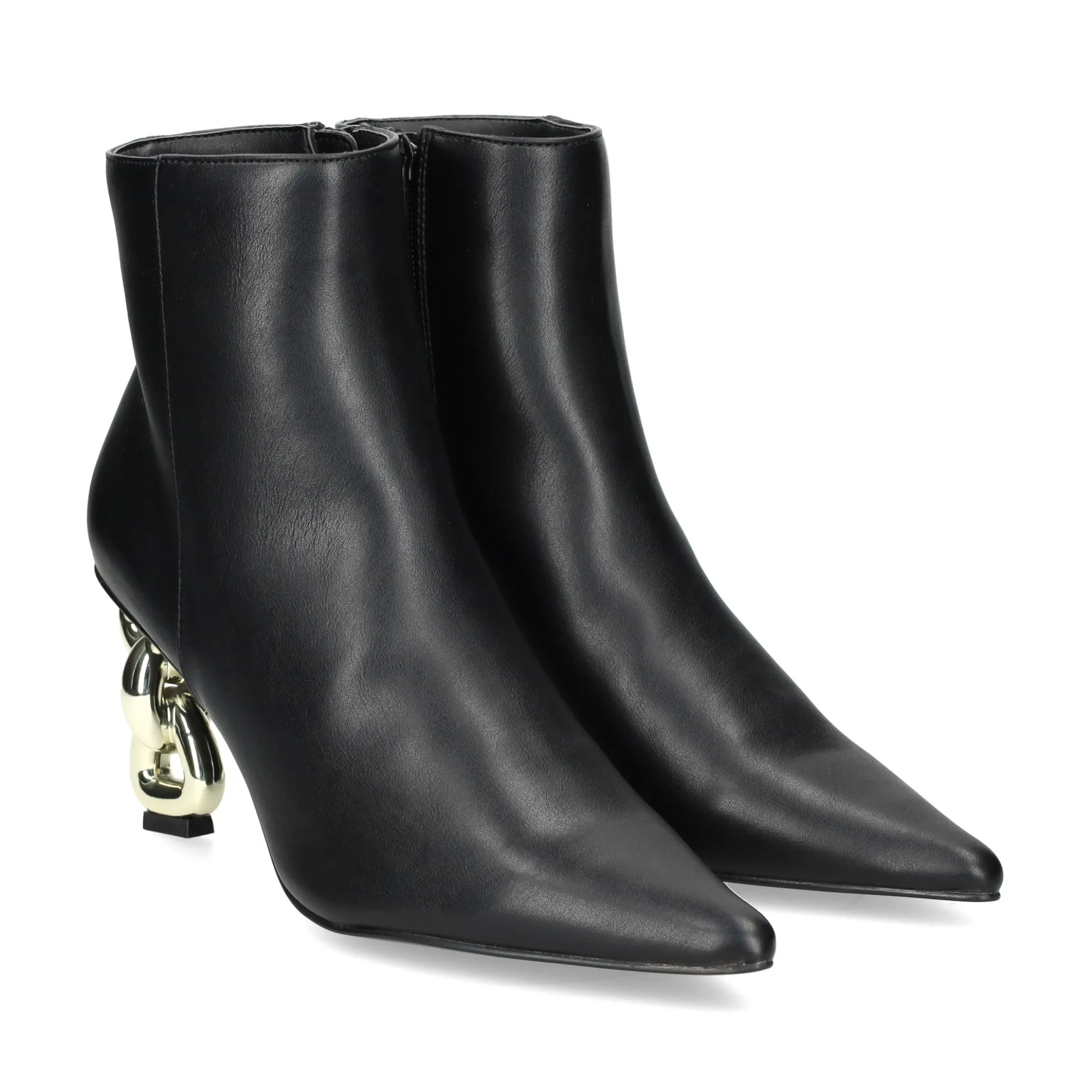 EXE Botines con tacón de Mujer SAMANTHA-810 NEGRO
