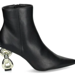EXE Botines con tacón de Mujer SAMANTHA-810 NEGRO
