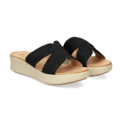 EXE Sandalias con plataforma de Mujer BZX23170-R7 NEGRO