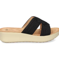 EXE Sandalias con plataforma de Mujer BZX23170-R7 NEGRO