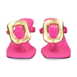 EXE Sandalias con tacón de Mujer SISSY-895 604 FUCSIA