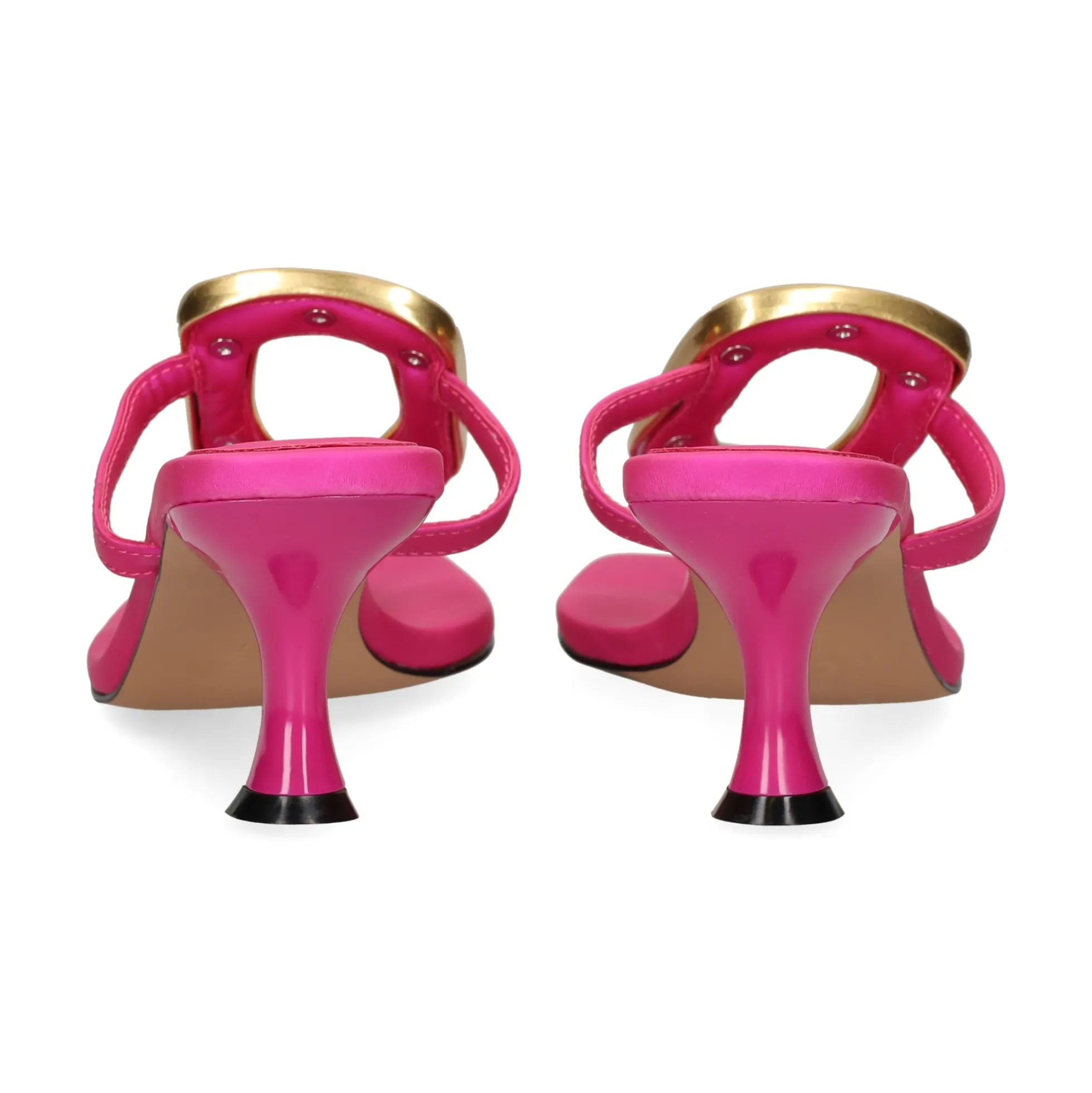 EXE Sandalias con tacón de Mujer SISSY-895 604 FUCSIA