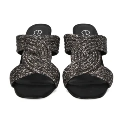 EXE Sandalias con tacón de Mujer LILY-421 NEGRO