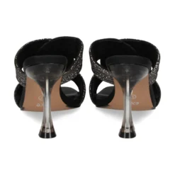 EXE Sandalias con tacón de Mujer LILY-421 NEGRO