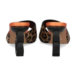 EXE Sandalias con tacón de Mujer LILIAN-160 LEOPARDO