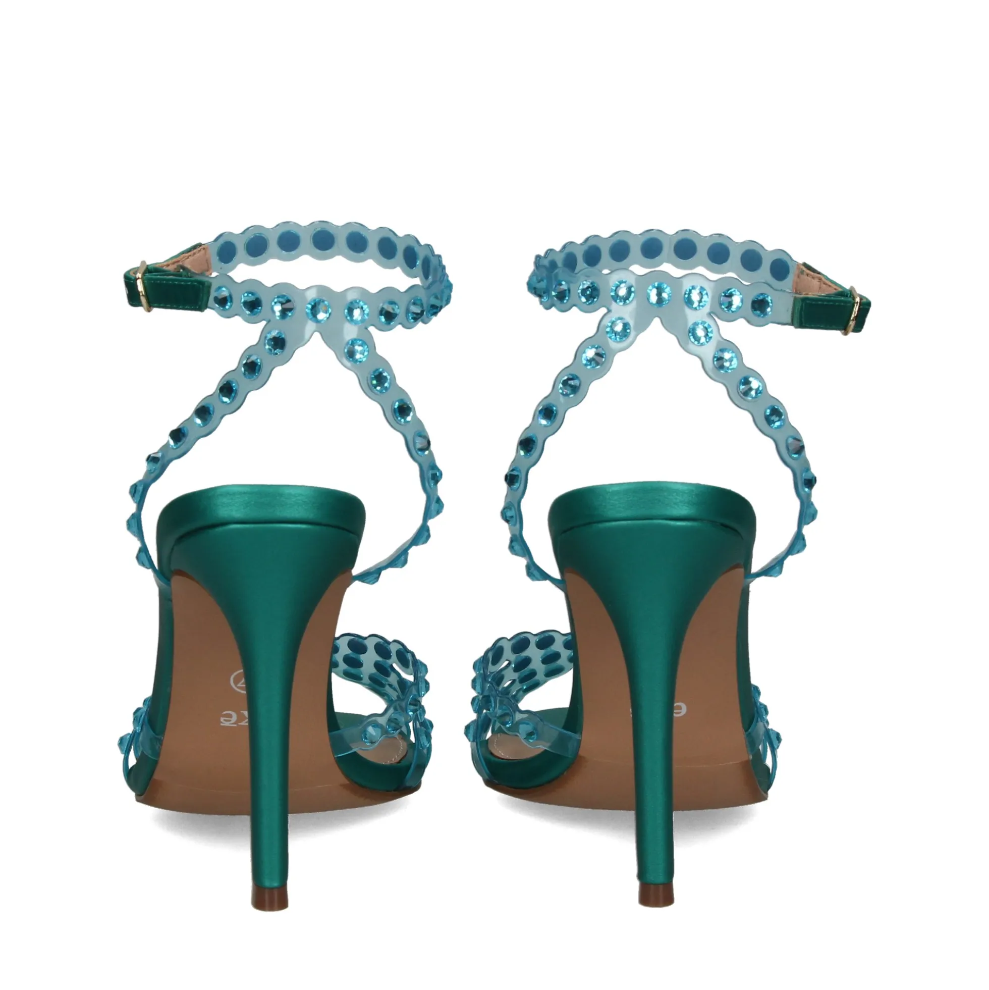 EXE Sandalias con tacón de Mujer JENNY-915 AGUA