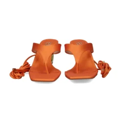 EXE Sandalias con tacón de Mujer BRENDA-314 NARANJA