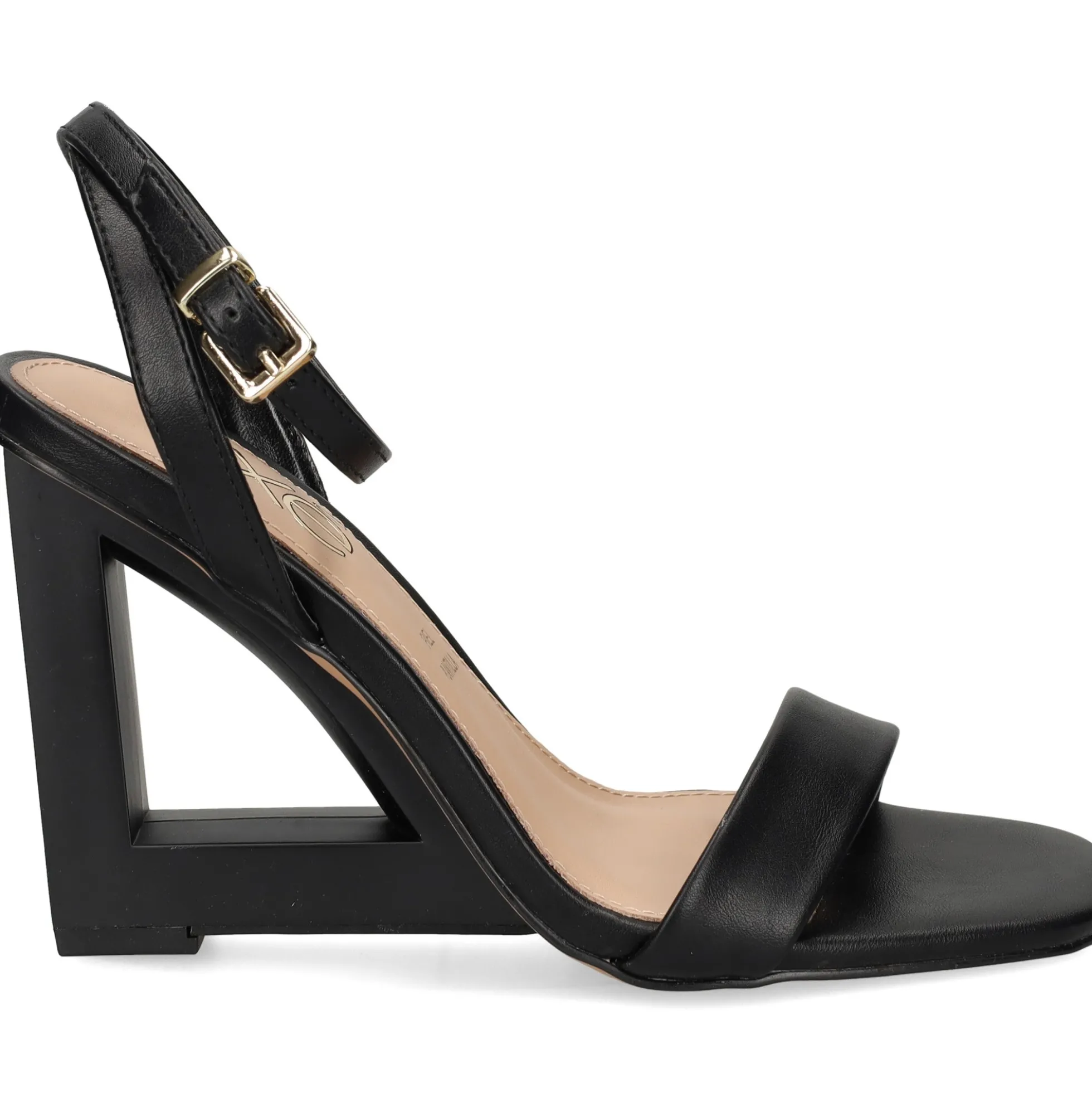 EXE Sandalias cuña de Mujer ELYSIA-391 NEGRO