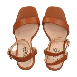 EXE Sandalias cuña de Mujer ELYSIA-391 TAN