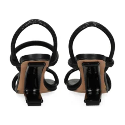 EXE Sandalias cuña de Mujer MAGGIE-834 NEGRO