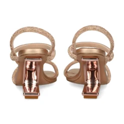 EXE Sandalias cuña de Mujer MAGGIE-834 PINK GOLD