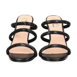 EXE Sandalias cuña de Mujer MAGGIE-822 NEGRO