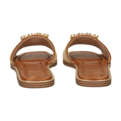 EXE Sandalias planas de Mujer DORETA-488 BEIGE